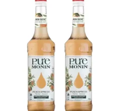 Pure by MONIN - Pêche et Abricot - 2 x 70 cl