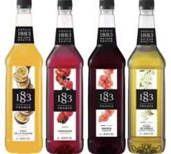 Quatre sirops 1883 Routin 4 x 1 L - Deux fruits deux fleurs