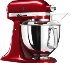 Robot pâtissier Artisan à tête inclinable 5KSM175PSECA Rouge Pomme d'amour - 4,8L - KITCHENAID
