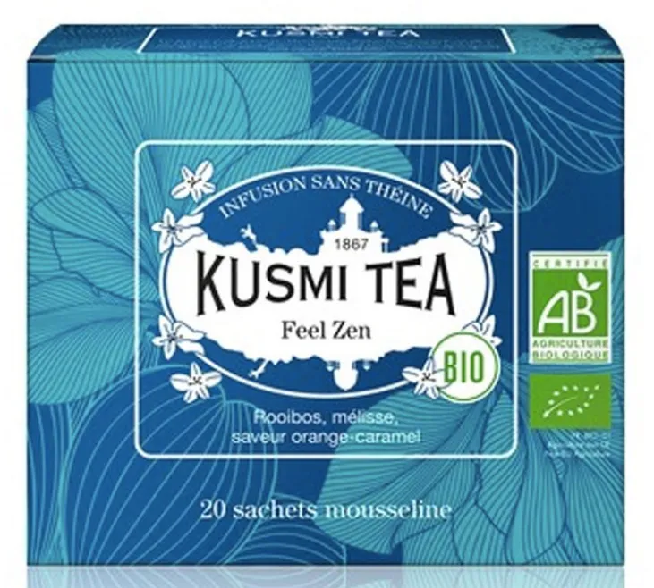 Rooibos Feel Zen Bio - 20 sachets - KUSMI TEA