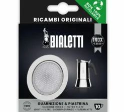 Set Bialetti 1 joint + 1 filtre pour cafetière induction 10 tasses
