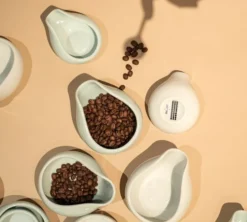 Set de 2 doseurs à café LOVERAMICS en porcelaine