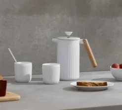 Set de 2 mugs Douro double paroi - porcelaine blanche - 10cl - BODUM