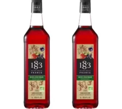 Sirop Bio Grenadine - Bouteille verre - 1883 ROUTIN 2 x 1 L