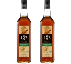 Sirop Caramel BIO - Bouteille verre - 1883 ROUTIN 2 x 1 L
