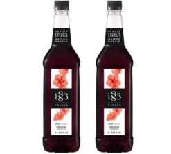 Sirop d'hibiscus 1883 Routin - Bouteille Plastique - 2 x 1 L