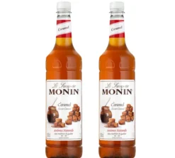 Sirop Monin Caramel - Bouteille plastique - 2 x 1L