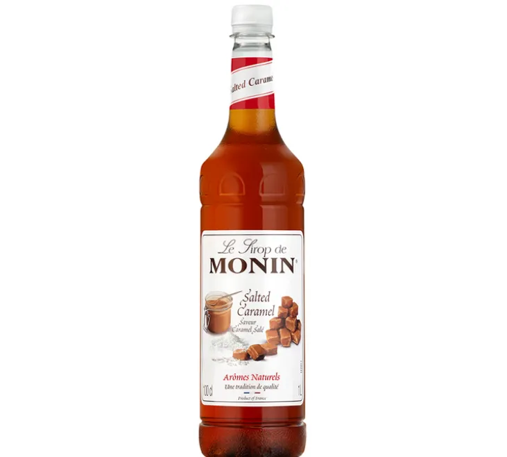 Sirop Monin Caramel Salé - Bouteille plastique - 1L
