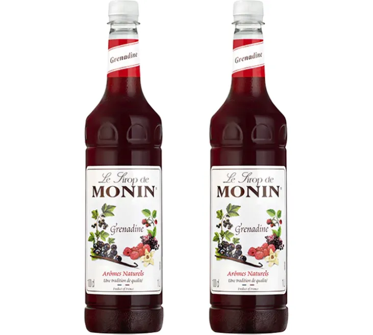 Sirop Monin Grenadine - Bouteille plastique -2 x 1L