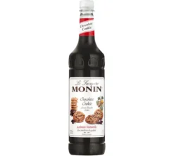 Sirop Monin saveur Chocolat Cookie - Bouteille plastique - 1L