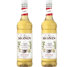Sirop Monin Vanille - Bouteille plastique - 2 x 1L