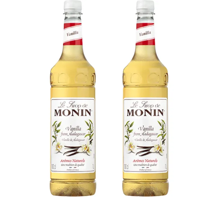 Sirop Monin Vanille - Bouteille plastique - 2 x 1L