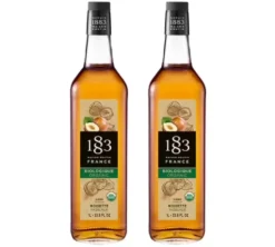 Sirop Noisette BIO - Bouteille verre - 1883 ROUTIN - 2 x 1 L