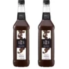 Sirop 1883 Routin Chocolat - Bouteille Plastique - 2 x 1 L