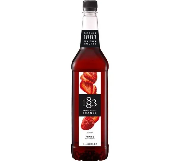 Sirop 1883 Routin Fraise - Bouteille Plastique - 1L
