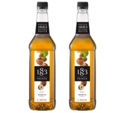 Sirop 1883 Routin Noisette - Bouteille Plastique - 2 x 1 L