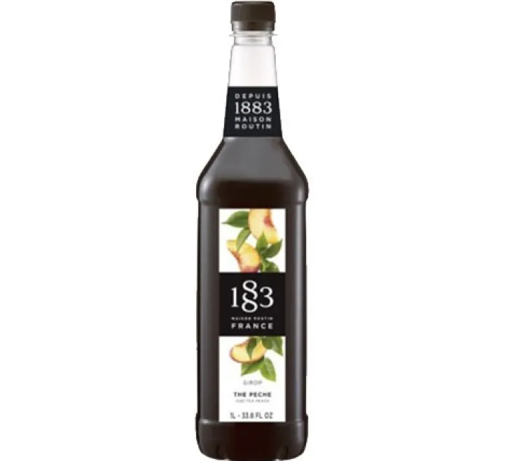 Sirop 1883 Routin Thé Pêche - Bouteille plastique - 1L