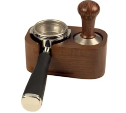 Station de tassage café en bois Motta avec 2 emplacements