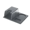 Station de tassage Motta en acier qualité 18/10 + tapis