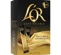 80 sticks - Café soluble - Pur Arabica - L'OR