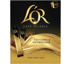 25 sticks - Café soluble - Pur Arabica - L'OR
