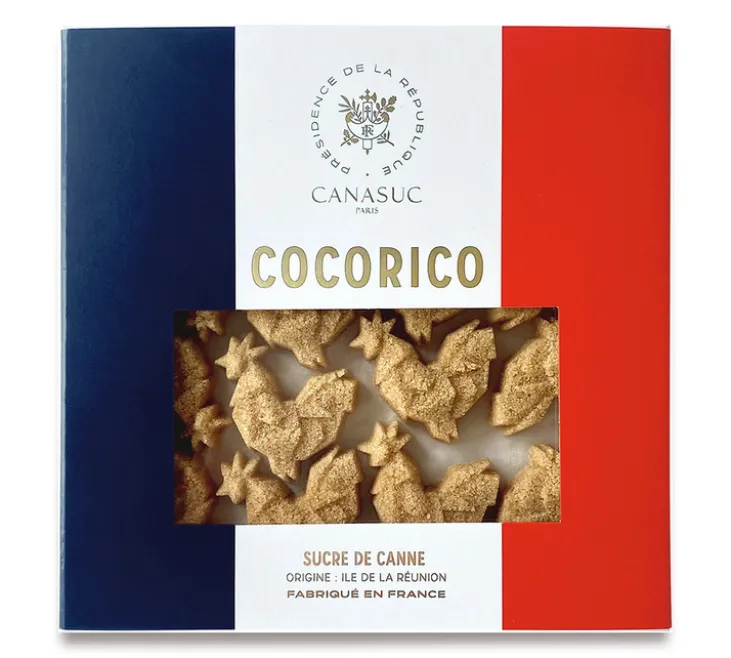 Sucre de Canne Roux Cocorico Style Coq - x 32 sucres - CANASUC