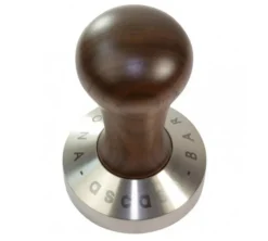 Tamper café ASCASO 58 mm acier inoxydable et Bois de noyer