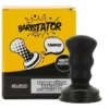 Tamper café BARISTATOR 58,6 mm base antistatique et manche en aluminium noir