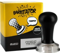 Tamper café BARISTATOR 57.3mm haute précision Bois noir