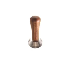 Tamper café JOE FREX 58 mm en aluminium et bois de noyer
