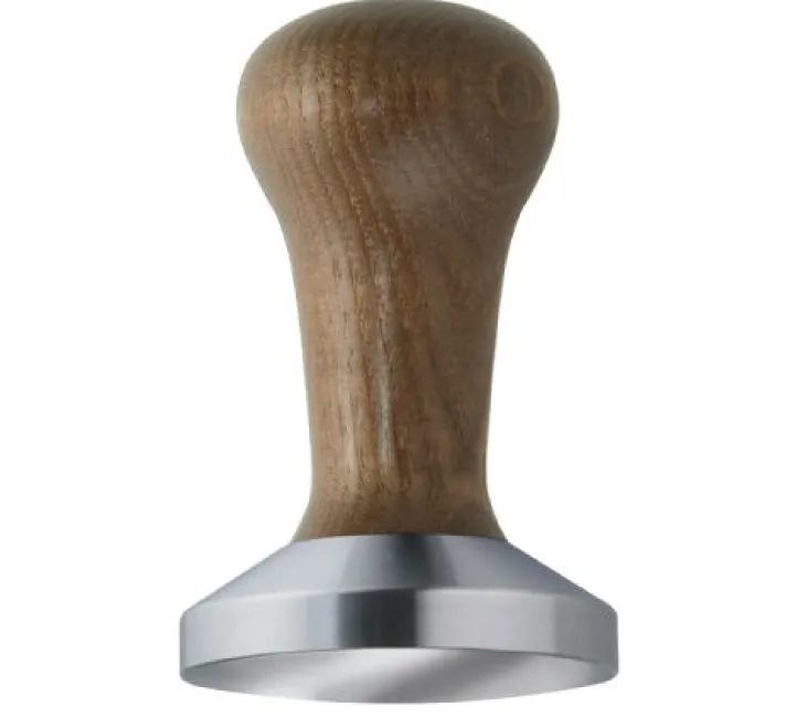Tamper café MOTTA 58 mm acier et bois de frêne
