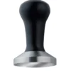 Tamper café MOTTA 58 mm base acier convexe et manche bois noir