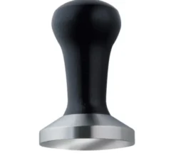 Tamper café MOTTA 58 mm base acier convexe et manche bois noir