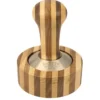 Tamper café MOTTA 58 mm bois bicolore avec support