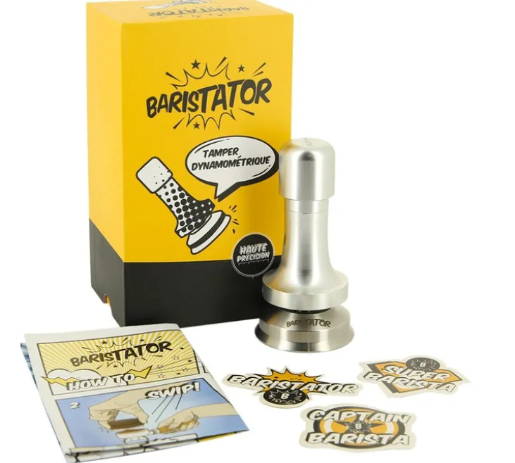 Tamper Dynamométrique BARISTATOR 58.6 mm base inox
