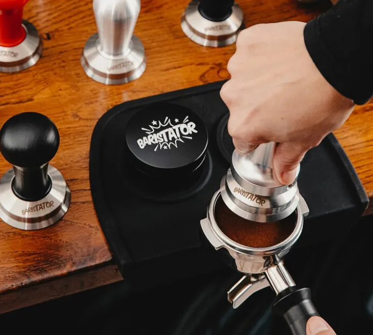 Tamper Dynamométrique BARISTATOR 58.6 mm base inox