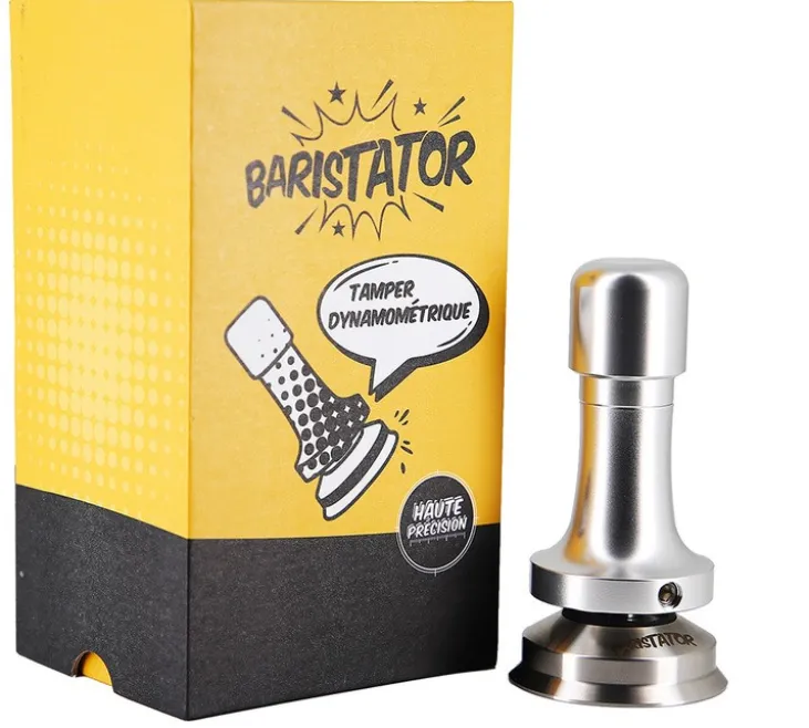 Tamper Dynamométrique BARISTATOR 58.6 mm base inox