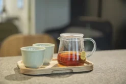 6 Tasses à café embossé 150 ml bleu céladon - LOVERAMICS