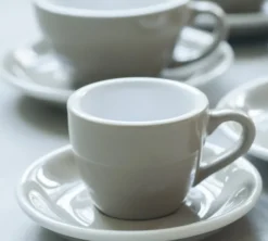 6 Tasses Café Latte et sous-tasses Egg 30 cl Rouge - Loveramics