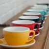 6 Tasses Café Latte et sous-tasses Egg 30 cl Teal - Loveramics