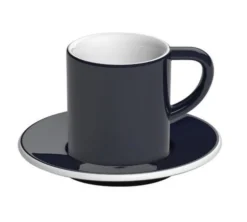 6 Tasses et sous-tasses Espresso Bond 8 cl Denim - Loveramics