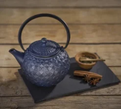 Théière en fonte 1L Cosy & Trendy Sakai bleu