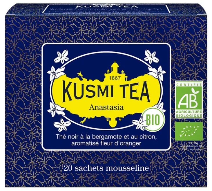 Thé Noir Anastasia Bio & Equitable - 20 sachets - KUSMI TEA