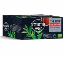 Thé Noir Anglais Breakfast Ceylan Bio & FairTrade - 50 sachets - DESTINATION