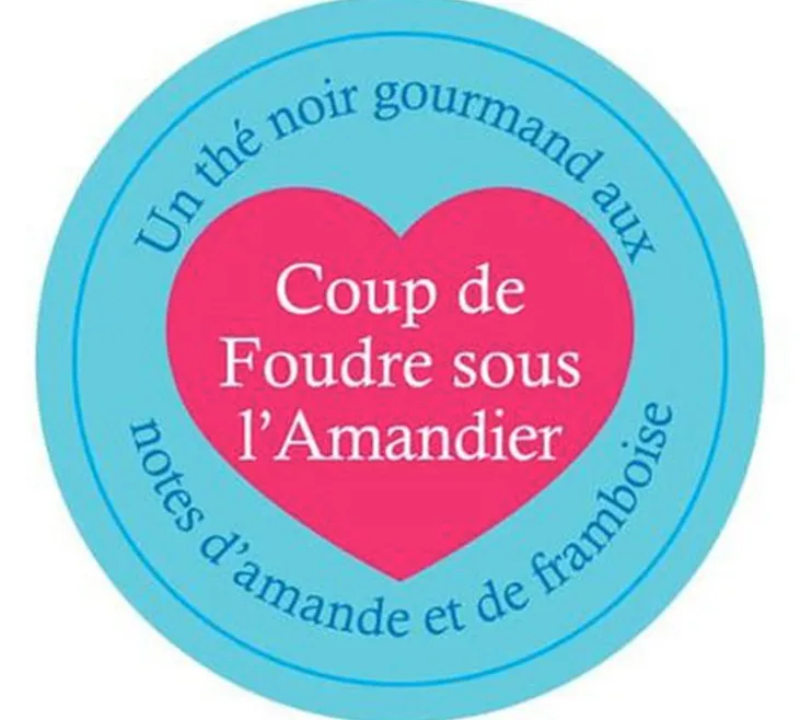 Thé Noir Coup de Foudre sous l'Amandier - Vrac 100 g - COMPTOIR FRANÇAIS DU THÉ