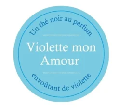 Thé Noir Violette mon Amour - Vrac 100 g - COMPTOIR FRANÇAIS DU THÉ