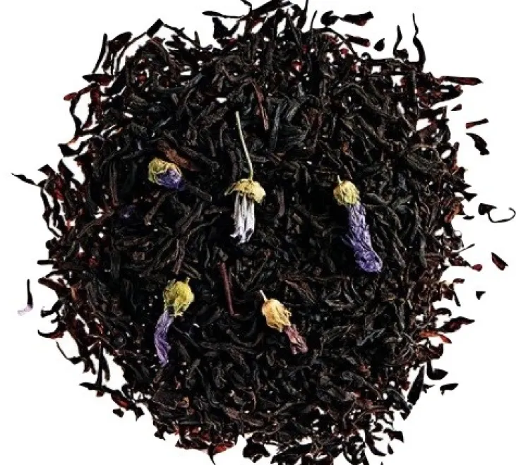 Thé Noir Violette mon Amour - Vrac 100 g - COMPTOIR FRANÇAIS DU THÉ