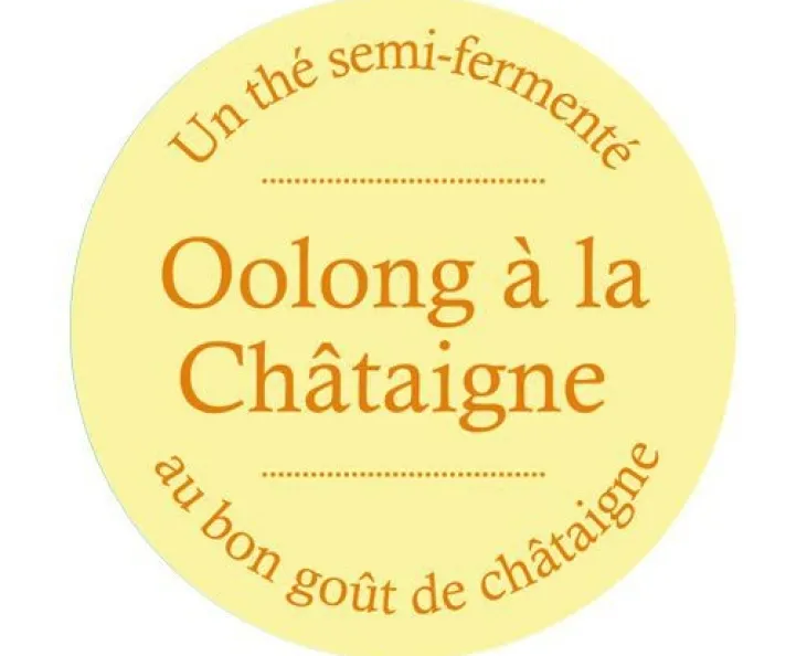 Thé Oolong à la Châtaigne - Vrac 100 g - COMPTOIR FRANÇAIS DU THÉ