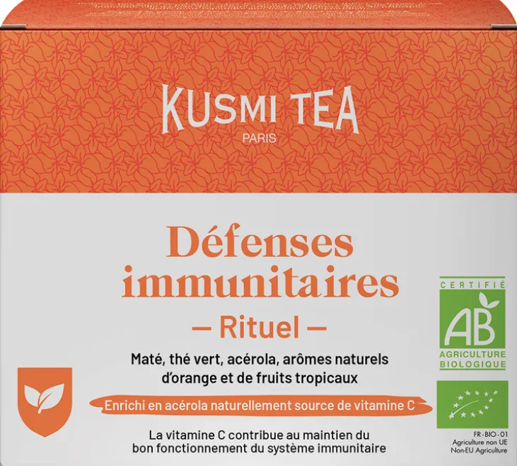 Thé Rituel Défenses Immunitaires Bio - 18 sachets - KUSMI TEA