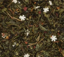 Thé Vert Cerise sur le Gâteau - Vrac 100 g - COMPTOIR FRANÇAIS DU THÉ